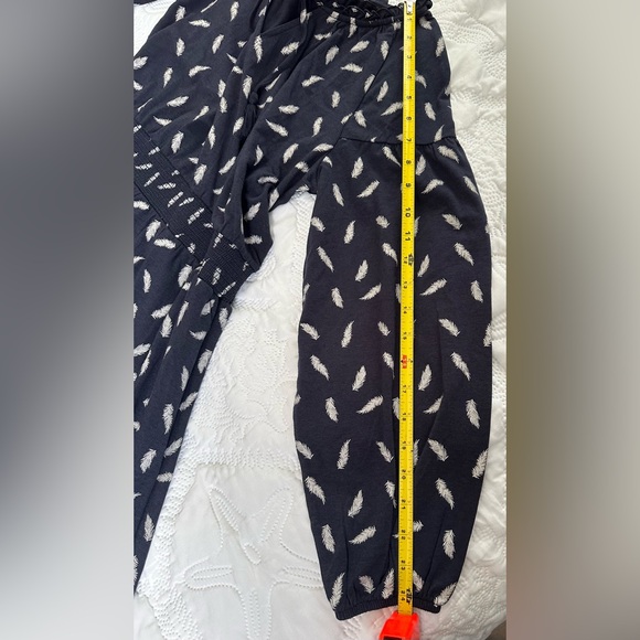 Garnet Hill Split Neck Dress XS Feather Stretch Tie Organic Cotton - Picture 7 of 10